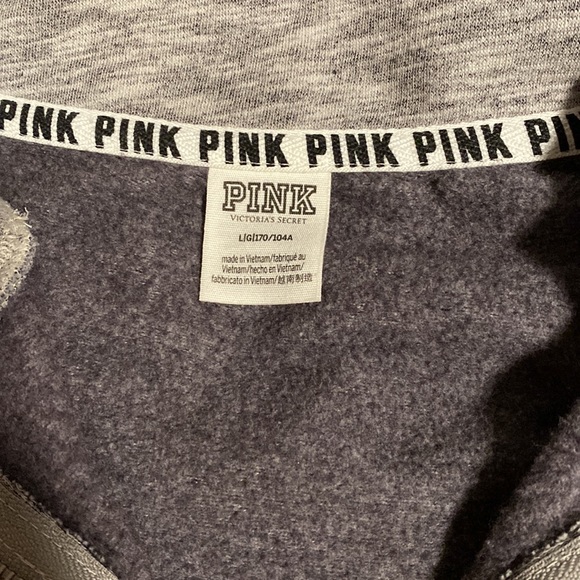 Victoria’s Secret Pink Quarter Zip - Picture 2 of 2